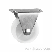 25mm Light Duty White PP Rigid Casters